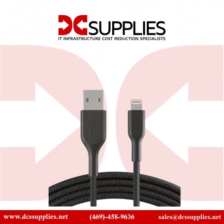 Belkin PK2004BT1MCI2PK Boost Charge Braided USB-C to USB-C Cable, Black, 1m, 2-pack