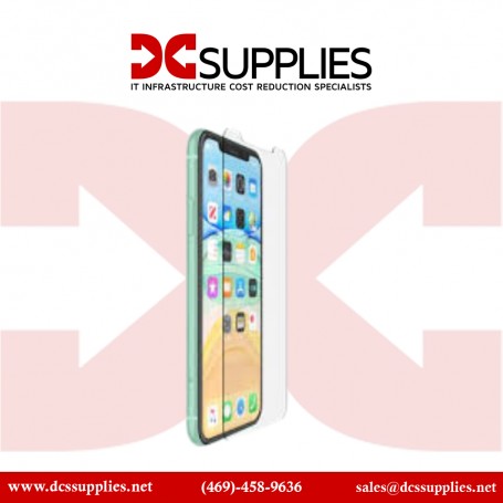 Belkin F8W948ZZ-AM Glass EZ Tray Apple iPhone 11 Tempered