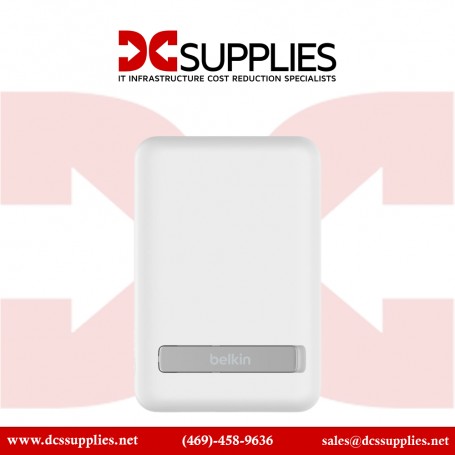 Belkin BPD004BTWT 5K Magnetic Wireless Power Bank + Kick Stand White