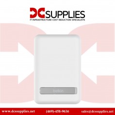 Belkin BPD004BTWT Boost Charge Magnetic Wireless Power Bank 5K + Stand White