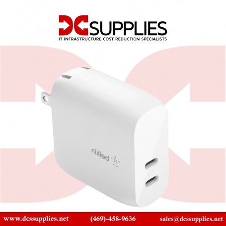 Belkin BBC009-WH-2PK Dual 20W USB-C Charger White 2-pack