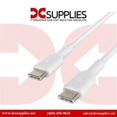 Belkin CAB003BT2MWH USB-C to USB-C Cable (2m / 6.6ft, White)