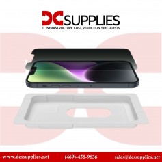 Belkin OVA082ZZ Screen Protector TemperedGlass Privacy Treatedfor iPhone 14 Plus