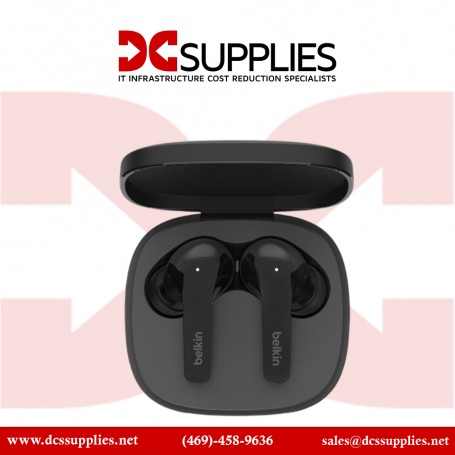 Belkin AUC006BTBK SOUNDFORM Flow Noise Cancelling Earbuds