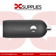Belkin CCA004BT1MBK-B5 30W USB-C Car Charger + USB-C to Lightning Cable