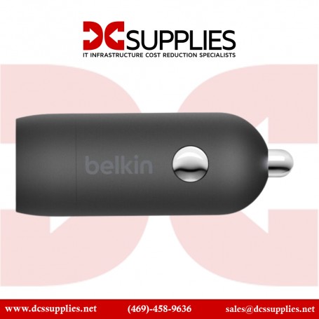 Belkin CCA004BT1MBK-B6 USB-C Car Charger with USB-C Cable (30W)