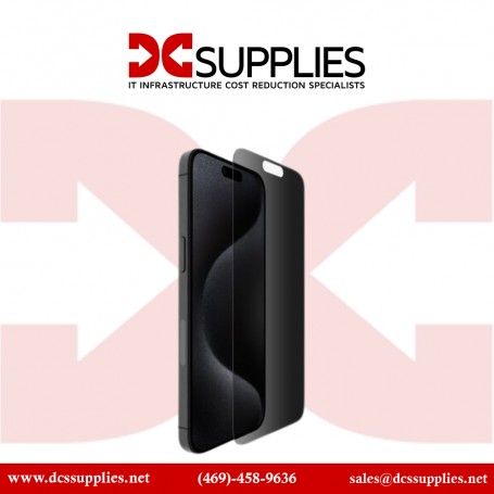 Belkin OVA150ZZ TemperedGlass Privacy Treated Screen Protector for iPhone 15 Pro Max