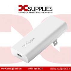 Belkin WCH009DQ1MWHB5 20W USB-C PD GaN Wall Charger + USB-C to Lightning Cable