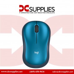 Logitech 910-003636 M185 Wireless Mouse, 2.4GHz with USB Mini Receiver Blue