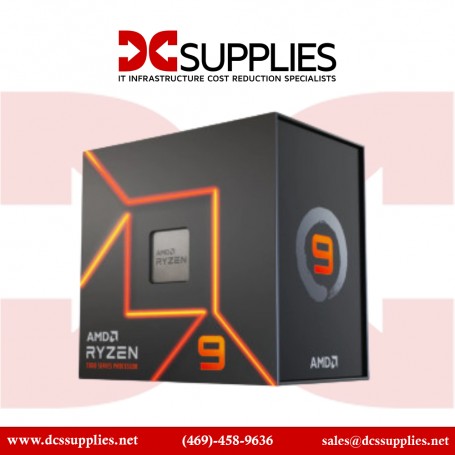 AMD 100-100000590BOX RYZEN9 7900 Wraith Prism Cooler 12/24 65 AM5 76MB 5400