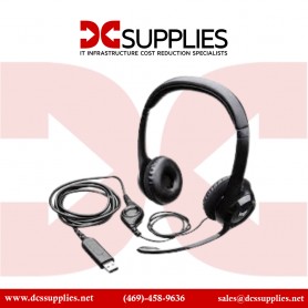 Logitech 981-000014 H390 USB-A Wired Stereo Headset with Microphone