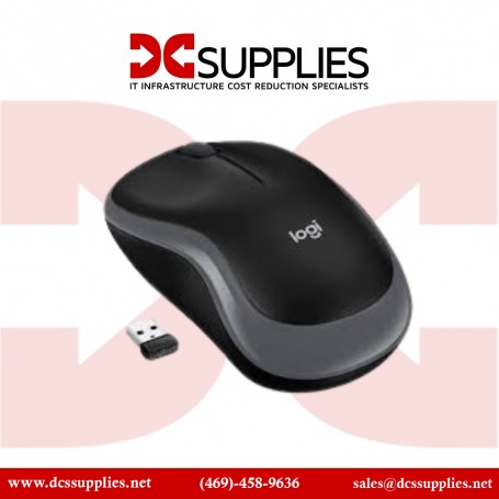 Logitech 910-002225 M185 Wireless Mouse Grey