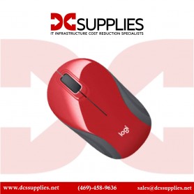 Logitech 910-002727 M187 Wireless Mini Mouse Red