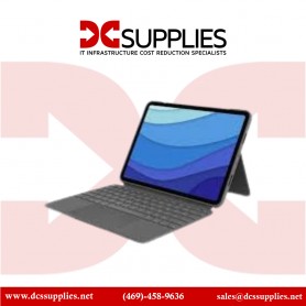 Logitech 920-010095 Combo Touch Backlit Keyboard Case for Apple 11 iPad Pro 1st-4th Gen Oxford Gray