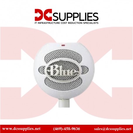 Logitech 988-000070 Blue Snowball iCE USB Condenser Microphone with Accessory Pack (White)