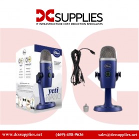 Blue 988-000089 Microphones Yeti Nano - Premium USB Microphone (Vivid Blue)