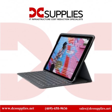 Logitech 920-009473 Slim Folio - Graphite for iPad (7th, 8th and 9th gen)