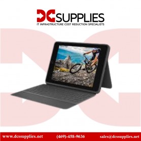 Logitech 920-009312 Rugged Folio Protective Keyboard Case for 10.2" iPad 7/8/9th Gen (Graphite)
