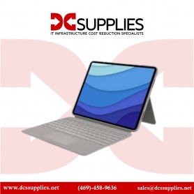 Logitech 920-010119 Combo Touch Keyboard Case with Trackpad Sand for iPad Pro 12.9-inch 5th gen