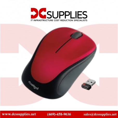 Logitech 910-002893 M317 Wireless Mouse Red