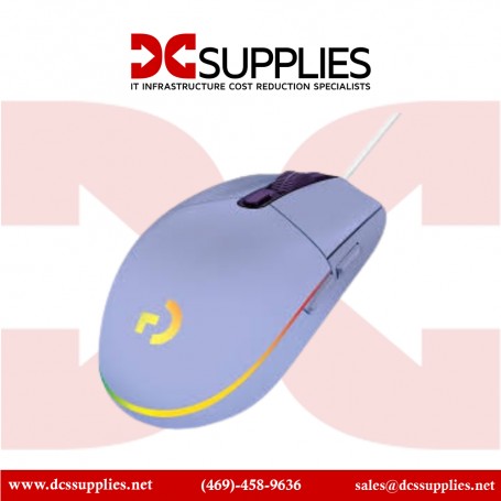 Logitech 910-005851 G203 Wired Gaming Mouse, 8,000 DPI, Rainbow Optical Effect LIGHTSYNC RGB