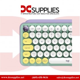 Logitech 920-010708 Pop Keys Wireless Mech Keyboard Daydream Mint with Emoji Keys