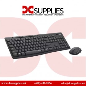 Logitech 920-009782 MK295 Silent Wireless Keyboard & Mouse Combo Graphite