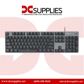 Logitech 920-009859 K845 Backlit Mechanical Keyboard (Logitech Red Switches)