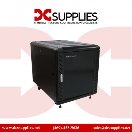 25U 36in Knock-Down Server Rack Cabinet with Casters
