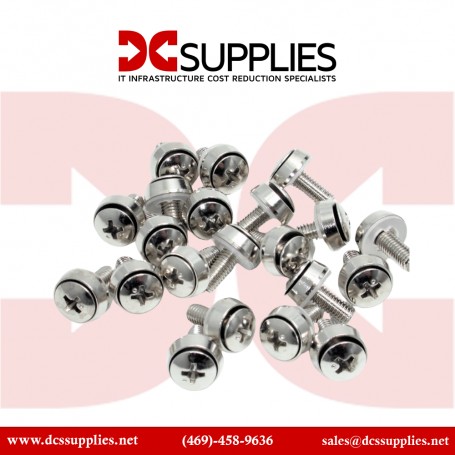 StarTech.com 50 Package M6 Mounting Screws for Server Rack Cabinet