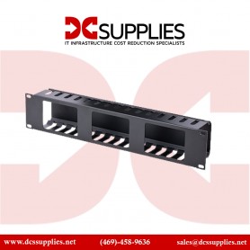 StarTech.com 2U Covered Cable Duct - Horizontal Cable