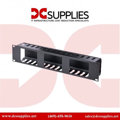 StarTech.com 2U Covered Cable Duct - Horizontal Cable