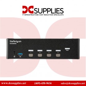 StarTech SV431DHD4KU 4 Port HDMI KVM Switch - 4K 30Hz - Dual Display