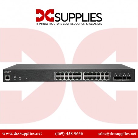 SonicWall 02-SSC-8376 rack mountable Ethernet switch 28 port