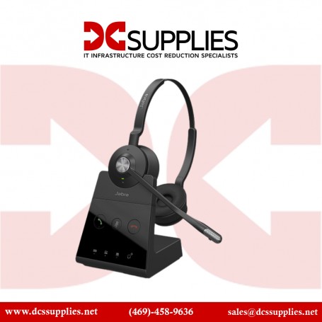 Jabra 7599-842-199 Evolve2 65 Stereo Wireless On-Ear Headset USB Type-A