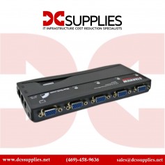 StarTech.com SV411K 4 Port Black PS/2 KVM Switch Kit