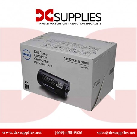 Dell 47GMH Black Toner Cartridge 6K Page H815Dw/S2810DN/S2815DN 593-BBMF