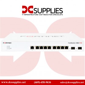 Fortinet FS-108E-POE rack mountable Forti Ethernet Switch 8 Port