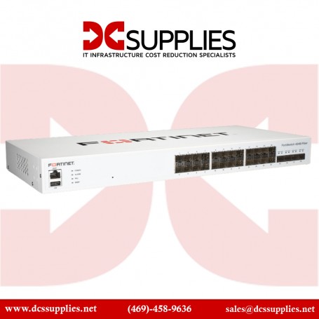 Fortinet FS-124E-POE FortiSwitch 124E-POE Managed 24 Ports Ethernet Switch