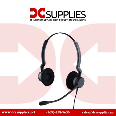 Jabra 2389-820-109 BIZ 2300 UC Duo Quick Disconnect Headset