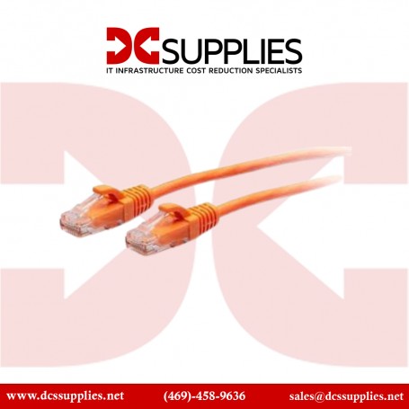 C2G 50836 1ft (0.3m) Cat6a Snagless Unshielded Ethernet Patch Cable - Orange