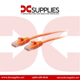 C2G 50835 0.5ft (0.15m) Cat6a Snagless Unshielded Ethernet Patch Cable - Orange