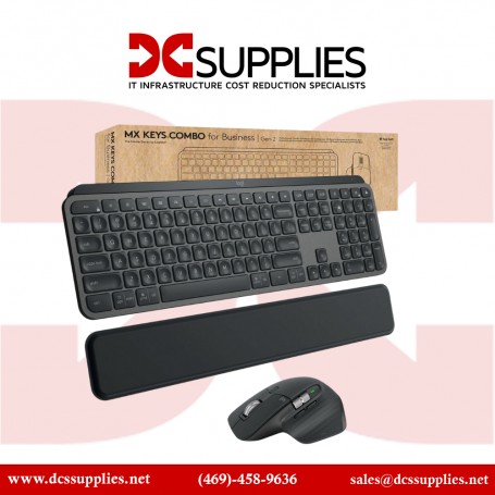 Logitech 920-010923 MX Keys Combo for Business Keyboard & Mouse