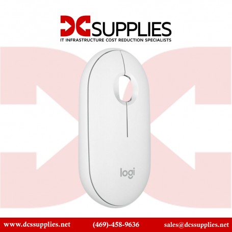 Logitech 910-007022 M350S Pebble Mouse 2 White