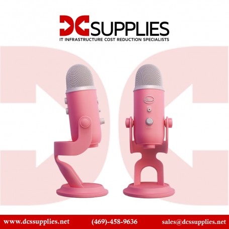 Logitech 988-000530 Blue Yeti for Aurora Collection USB Microphone (Pink Dawn)