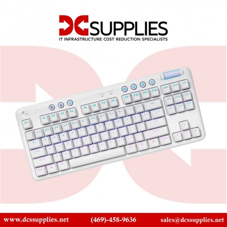 Logitech 920-010453 G G715 LIGHTSPEED Wireless Mechanical Gaming Keyboard (White Mist, GX Brown Switches)