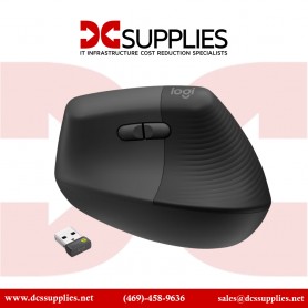 Logitech 910-006491 Lift for Business, Vertical Ergonomic Mouse, Wireless, Bluetooth (Graphite)