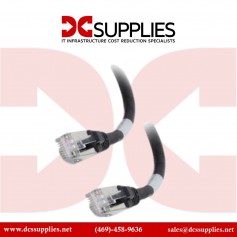 C2G 00708 3ft Cat6a Snagless Shielded Ethernet Patch Cable Black