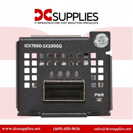 Ruckus Wireless ICX7650-1X100GQ LLC - High-speed Expansion Module Ruckus Wireless ICX7650-1X100GQ LLC - High-speed Expansion Module