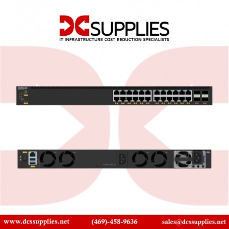 Netgear XSM4344C-100NES M4350-40X4C 40-Port 10G PoE++ Compliant Managed AV Network Switch